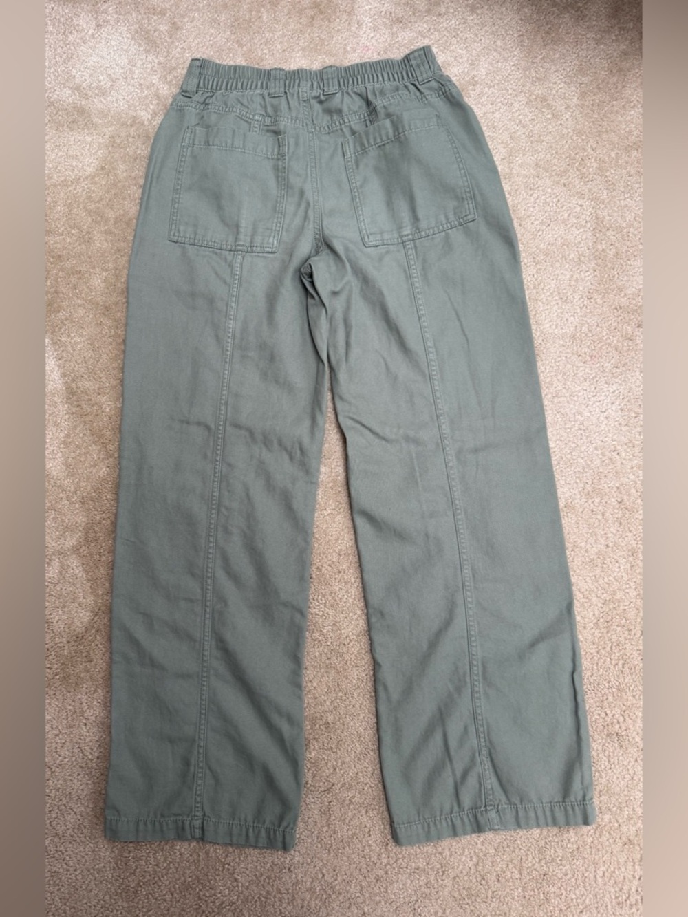 Aeropostale Sz XS Women's Cargo Pants in Sage Green - Relaxed Utility Style - Picture 2 of 9